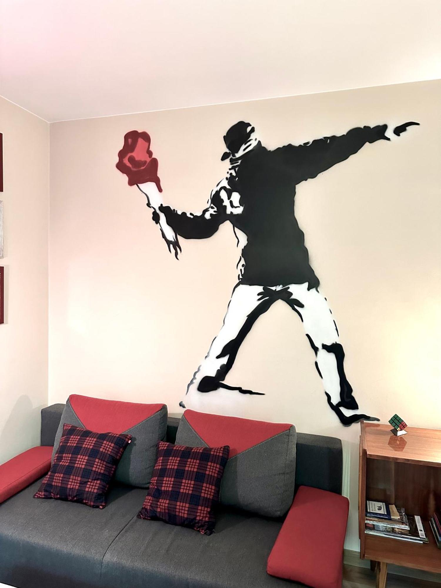 ワルシャワ"Banksy" Artアパートメント エクステリア 写真