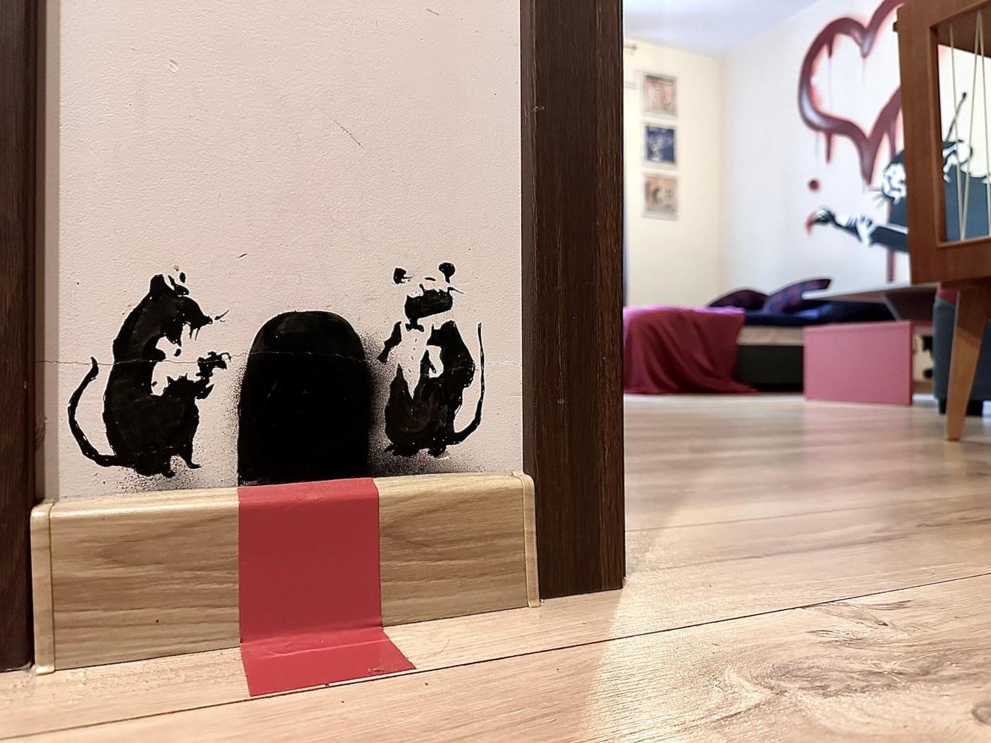 ワルシャワ"Banksy" Artアパートメント エクステリア 写真